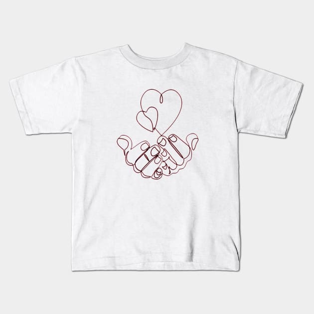 LOVE Kids T-Shirt by D_creations